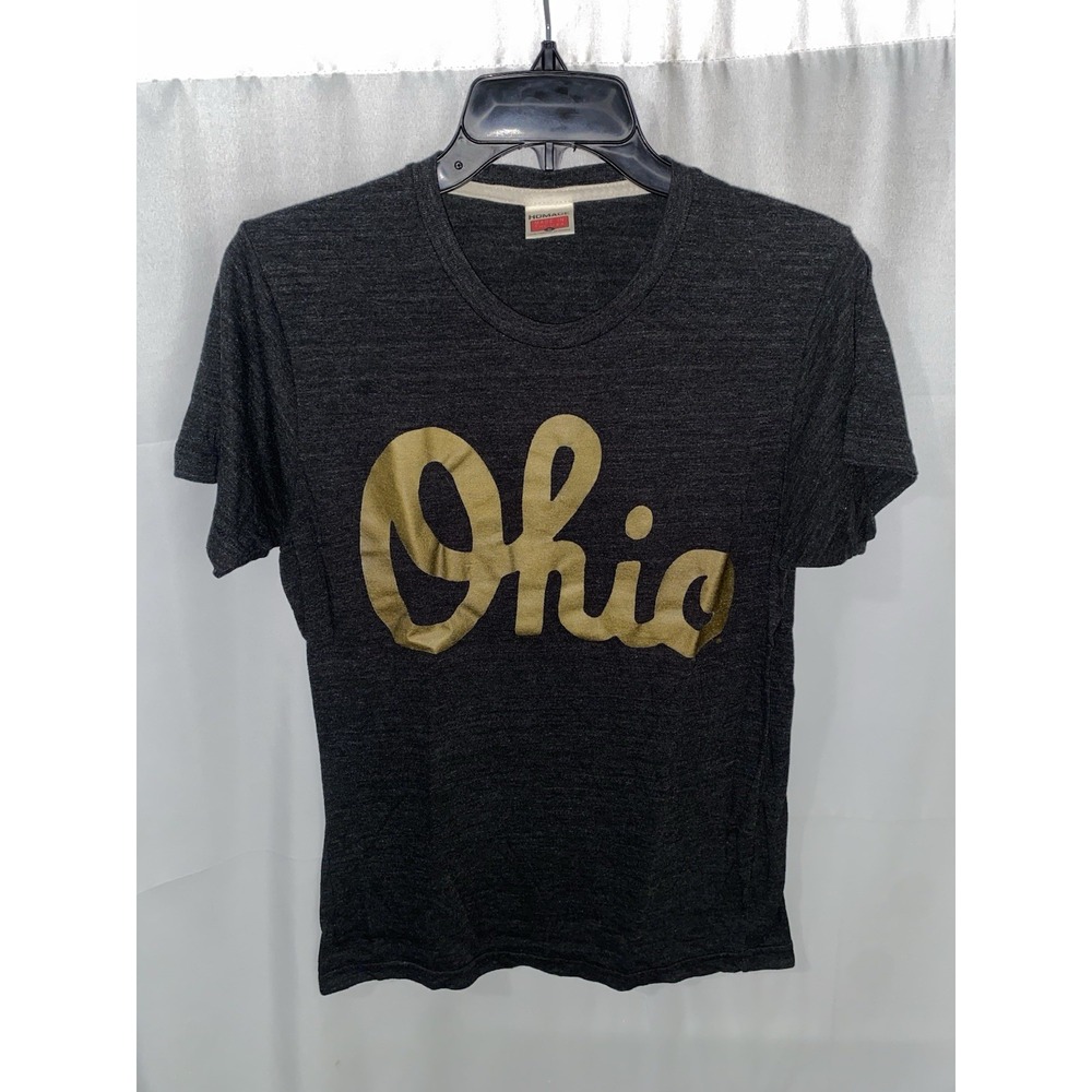 Homage Ohio State University Buckeyes‎ Gold Script Ohio T Shirt Small